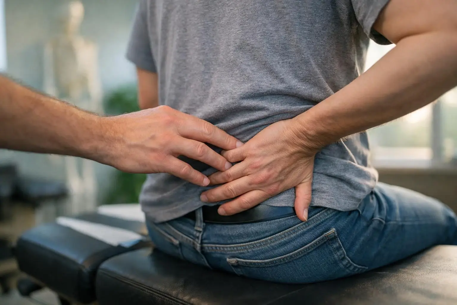 Low Back Pain in Chiropractor: Low Back Pain is discomfort or pain located in the lower part—visual guide