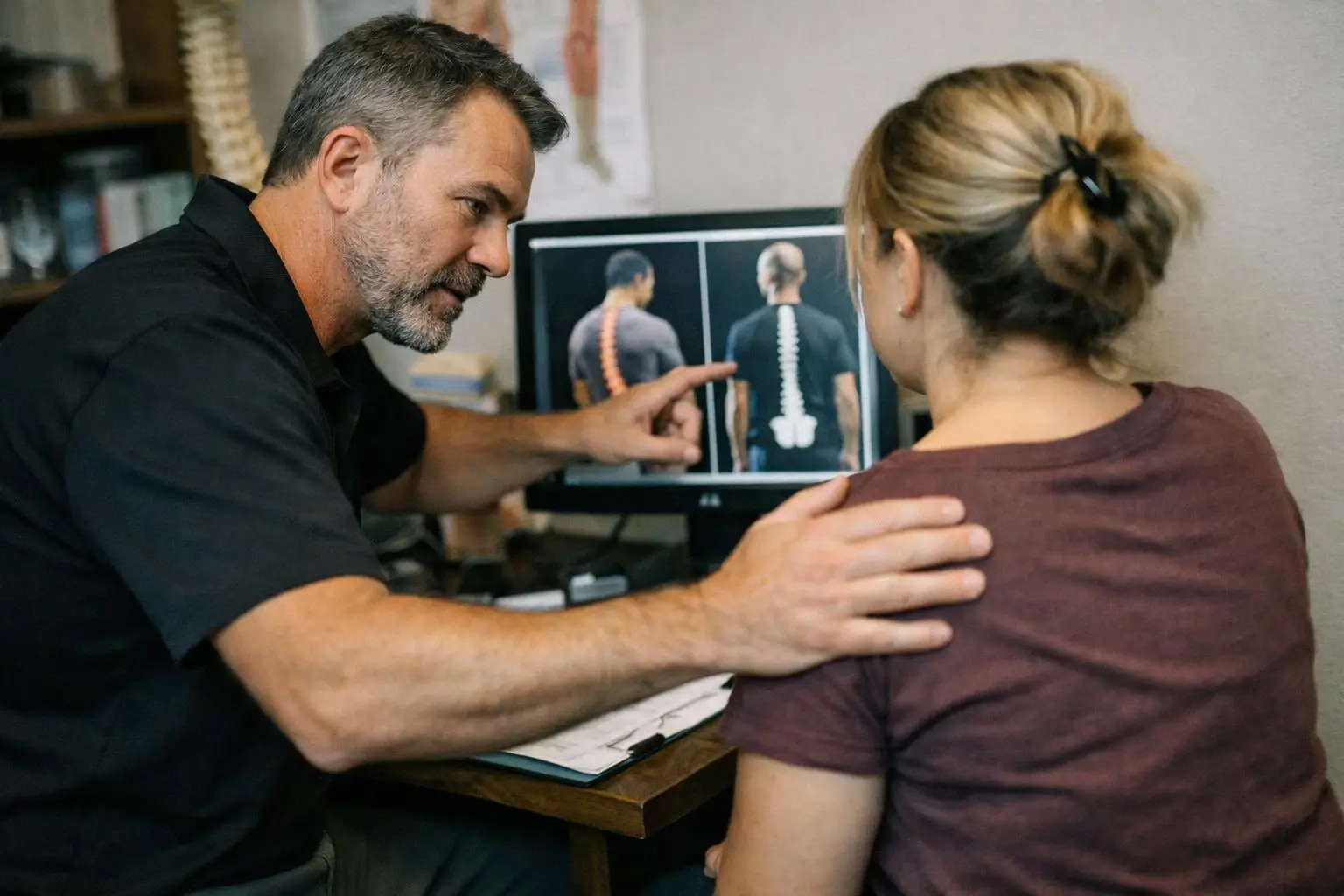 Posture Correction in Chiropractor: Posture Correction is the process of identifying and improving misaligned body positio...