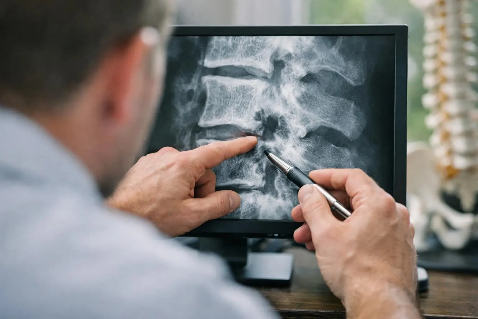 Spinal Stenosis in Chiropractor: Spinal Stenosis is a narrowing of the spaces within the spine, which—visual guide
