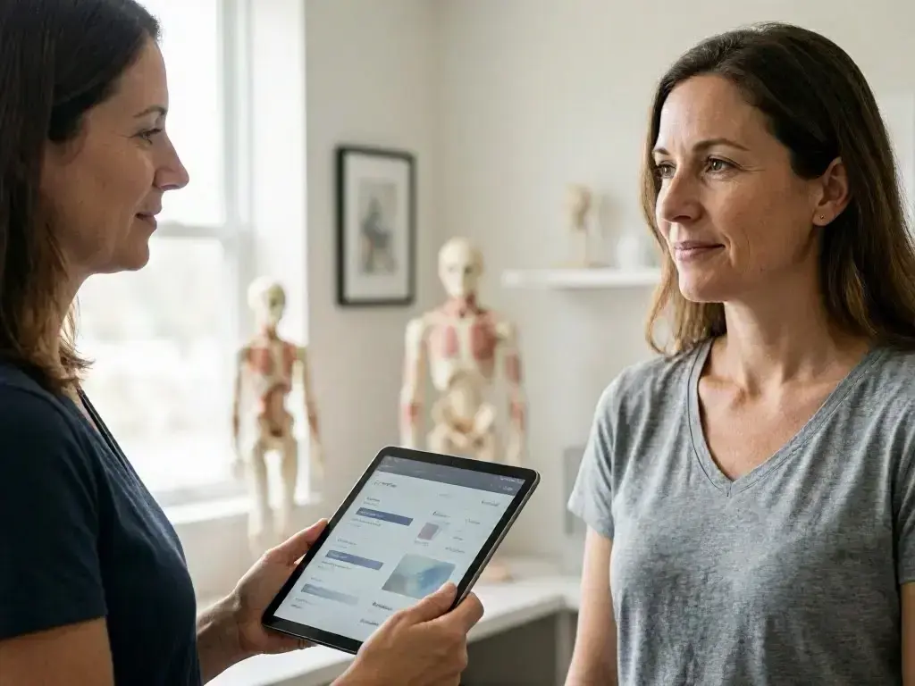 Injury Chiropractor Consultation in Nashville, TN — in action